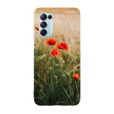 Husa compatibila cu Oppo Find X2 Pro model Poppies, Silicon, TPU, Viceversa