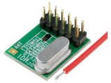 Receptor RF FM FSK 433,92MHz SPI -109dBm 2,2&divide;5,4VDC