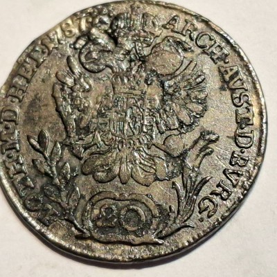 Austria 20 kreuzer 1787 B Joseph ll foto