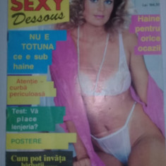 revista veche SUPER SEXY Dessous,stare buna spre F.Buna,revista colectie-RARA