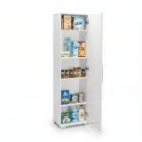 Cumpara ieftin Dulap Multifunctional Adore Diamond, Usa reversibila, 5 rafturi, Alb, 45 x 169 x 32 cm