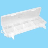 Cutie accesorii pescar Baracuda HS041, 275 x 80 x 33 mm, alb transparent