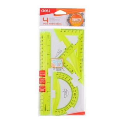 SET GEOMETRIE 4 PIESE COLOR EG00402 DELI foto