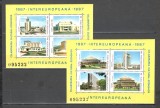 Romania.1987 INTEREUROPA-Bl. ZR.797