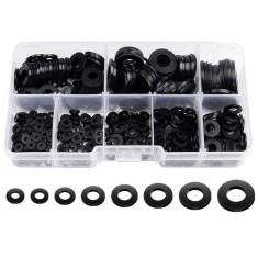 Șaibe din plastic diverse diametre &ndash; set 500 bucăți (M2&ndash;M10)