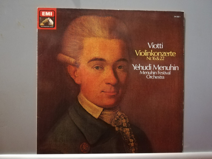 Viotti &ndash; Violin Concertos no 16 &amp; 22 (1978/EMI/RFG) - VINIL/Vinyl/NM+