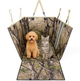 Husa auto de protectie bancheta pentru transport animale, Linomag&reg;, pentru caini si pisici, Impermeabila, Antialunecare, Multicolor, 145 x 130 cm