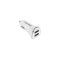 Alimentator auto dual USB 2.4A alb Kruger&amp;Matz