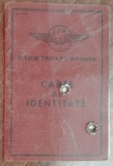 QW13 5 - 1957 - tematica CFR - Carte de identitate CFR