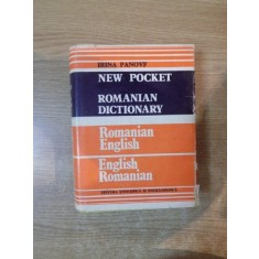 NEW POCKET ROMANIAN - ENGLISH / ENGLISH - ROMANIAN DICTIONARY de IRINA PANOVF , 1982