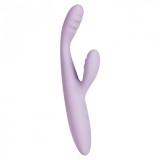 Vibrator rabbit subțire SVAKOM CICI+ 2, control prin aplicație, cu funcție de &icirc;ncălzire, 5 funcții de vibrație, mov