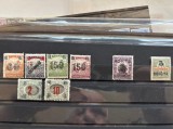 ROMANIA 1919 Emisiunea Timisoara - Lot 8 timbre, MH, Gumate (T166)