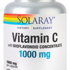 Solaray Vitamina C 1000mg, 100 capsule, Secom