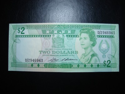 FIJI 2 DOLARI 1980 AUNC+ foto