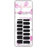 Stickere nail art negre - model plasă, INGINAILS