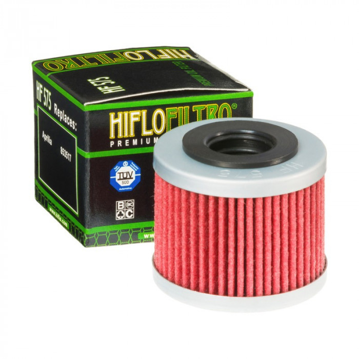 Filtru Ulei HF575 Hiflofiltro Aprilia 853517 Cod Produs: MX_NEW HF575