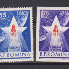 ROMANIA 1963 COSMONAUTICA IN SLUJBA PACII LP. 559 MNH