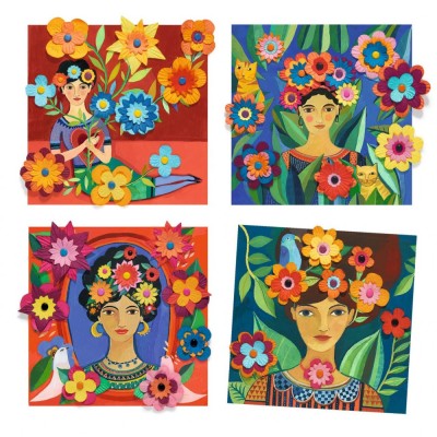Set creativ Inspired by Frida Kahlo, Djeco foto