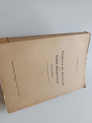 CANDID C. MUSLEA, BISERICA SF. NICOLAE DIN SCHEII BRASOVULUI. VOL.2( 1743-1837) &amp;quot;Astra&amp;quot; Brașov 1946 CU 62 ILUSTRAȚIUNI IN TEXT foto