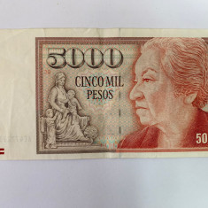 Bancnota 5000 PESOS - 2008 - Chile - P-155g