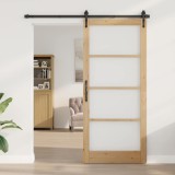 ușa interioară cu sticlă &quot;ORKDAL&quot; 93x211x4 cm din lemn masiv de pin