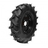 Roata completa 600/12 R1 6PR crampon cu janta neagra