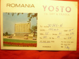 Carte Postala speciala Radioamatori Oradea Hotel 1973, Circulata, Printata