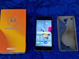 Telefon mobil Motorola Moto E6 Play, Dual SIM, 32GB, 4G, Steel Black, Neblocat, Verde