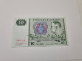 bancnota suedia 10 k 1980