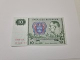 Bancnota suedia 10 k 1980