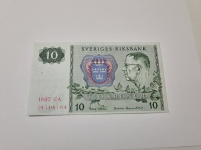 bancnota suedia 10 k 1980 foto
