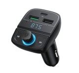 MODULATOR AUTO FM Ugreen, &amp;quot;CD229&amp;quot; BT5.0, 2 x USB 5V/3A si 1xUSB Type-C 5V/3A,frecv FM: 87,5-108.0MHZ, MP3/WAV/FLAC/APE/WMA,answer/reject/han