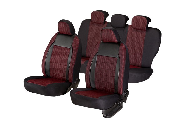 Set Huse scaune auto NISSAN Qashqai 2017 - 2020 Gama Elegance Piele+Textil