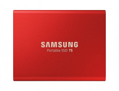 SSD Extern Samsung T5 Portable 500GB USB 3.1 Rosu foto
