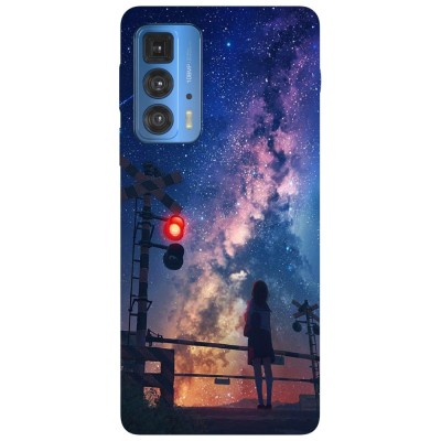 Husa compatibila cu Motorola Edge 20 Lite model Red light, Silicon, TPU, Viceversa foto