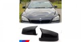 Capace oglinzi AutoREY&reg; BMW M Style Seria 5,6,7 E60 E61 F10 F11 E63 E64 F06 F12 F13 F01 F02, Negru Lucios, Batman Style