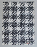 Model imprimare textile acuarela Franta 1970, Nonfigurativ, Altul