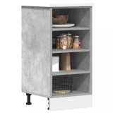 Dulap inferior &quot;Riga&quot;, gri beton, 40x44,5x81,5 cm, PAL