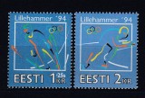 ESTONIA 1994 JOCURILE OLIMPICE DE IARNA 1994 LILLEHAMMER SERIE MNH