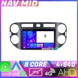 Navigatie VW Tiguan 2009 2015 EDOTEC-LITE Android Ecran 720P Octa Core 4 64 Carplay CarStore Technology