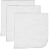 Set museline din bumbac Blush &amp; Blossom, 30 x 30 cm, White, 3 bucati, Tryco