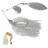 Cumpara ieftin Spinnerbait Herakles Flatter Compact Tandem, Chartreuse/White, 7g