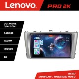 Navigatie Toyota Avensis 2009-2015 Lenovo Kit-TY12 8 core QLED 2K 12+256 360 Android Waze USB Navigatie Internet Youtube Radio CarStore Technology