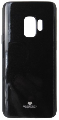Husa silicon TPU Mercury Jelly Pearl neagra pentru Samsung Galaxy S9 foto