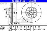 Disc frana CITROEN C4 II (B7) (2009 - 2016) ATE 24.0126-0159.1