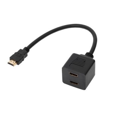 ADAPTOR HDMI TATA - 2 HDMI MAMA 30CM foto