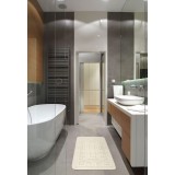 Set 2 Covorase Baie Model Ethnic 2517, Marimi 50 x 80 40 x 50 cm, Crem, Inaltime Fir 0, Antiderapant, Antialergic, Polipropilena
