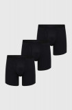 Abercrombie &amp; Fitch boxeri 3-pack barbati, culoarea negru