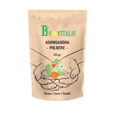 Ashwagandha pulbere 125gr sanoviva farma