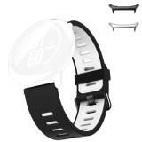 Curea din silicon compatibila cu Samsung Galaxy Watch Ultra2, Telescoape QR, 22mm, Black Frost